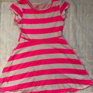 Pink Striped Dress